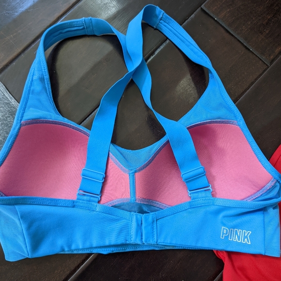 Victoria's Secret sport bra high impact support blue running S - Picture 2 of 6